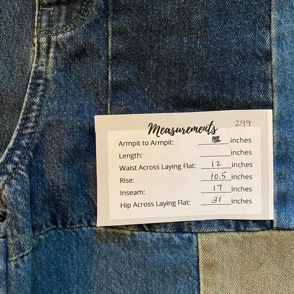 Urban Outfitters BDG Puddle Patchwork Jean Size 24 #299 - Picture 15 of 15